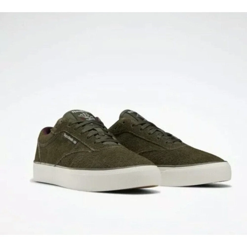 Reebok Sneaker Tennis Shoe Club‎ C Coast Green White Men's Size 6 Suede New